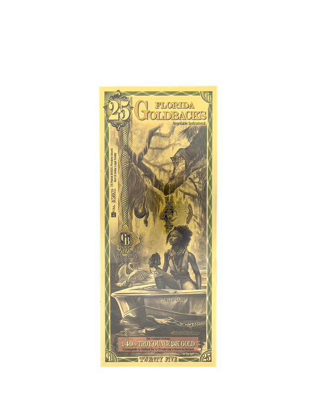 25 Florida Goldback