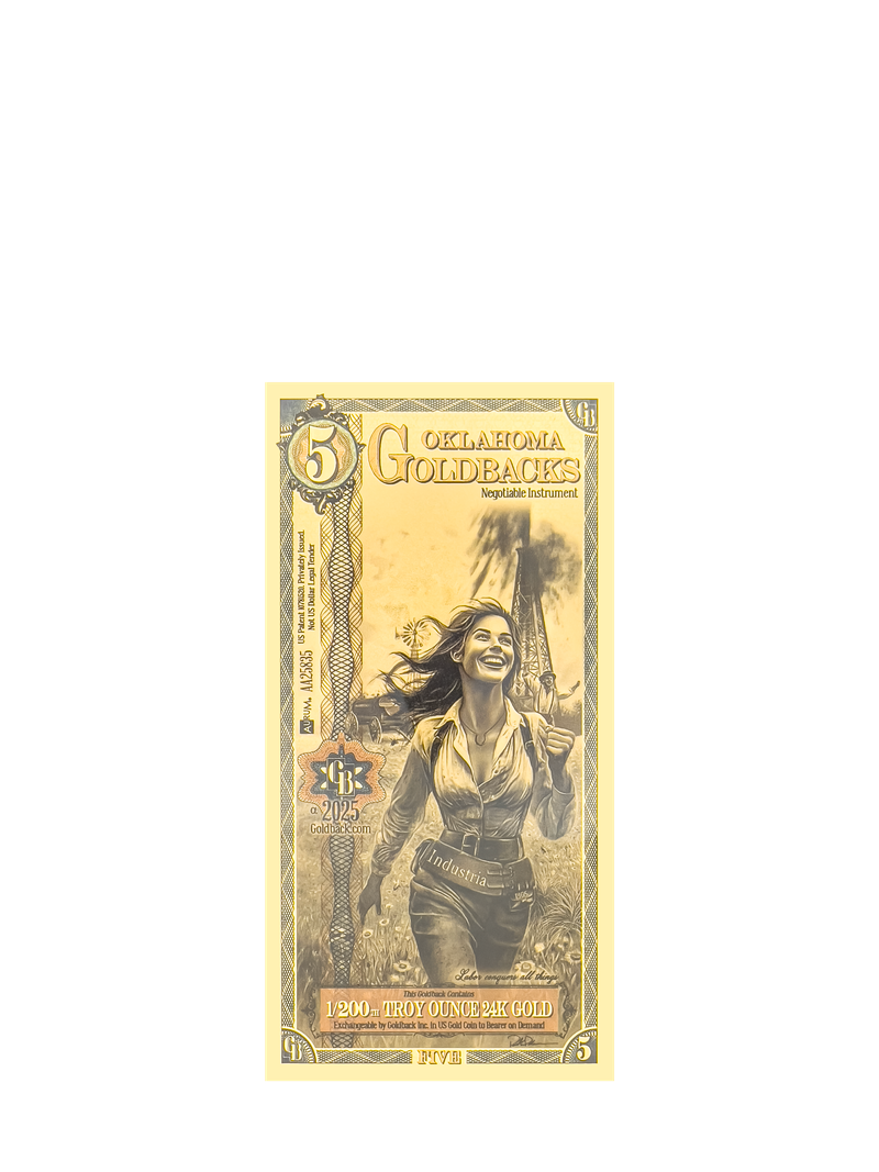 5 Oklahoma Goldback