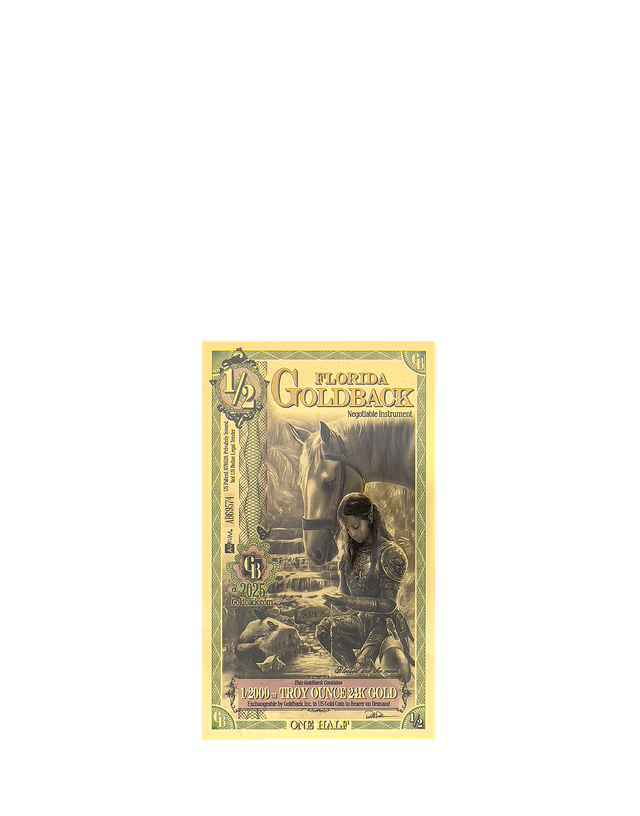 1/2 Florida Goldback