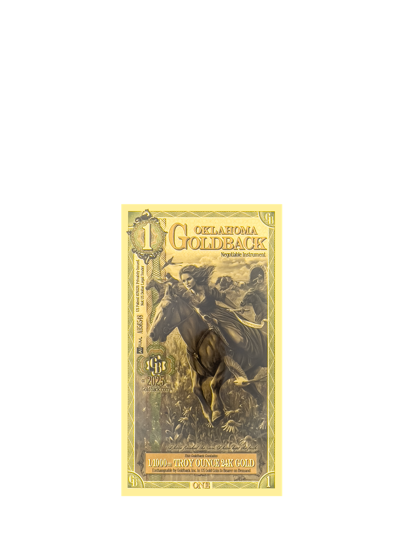 1 Oklahoma Goldback