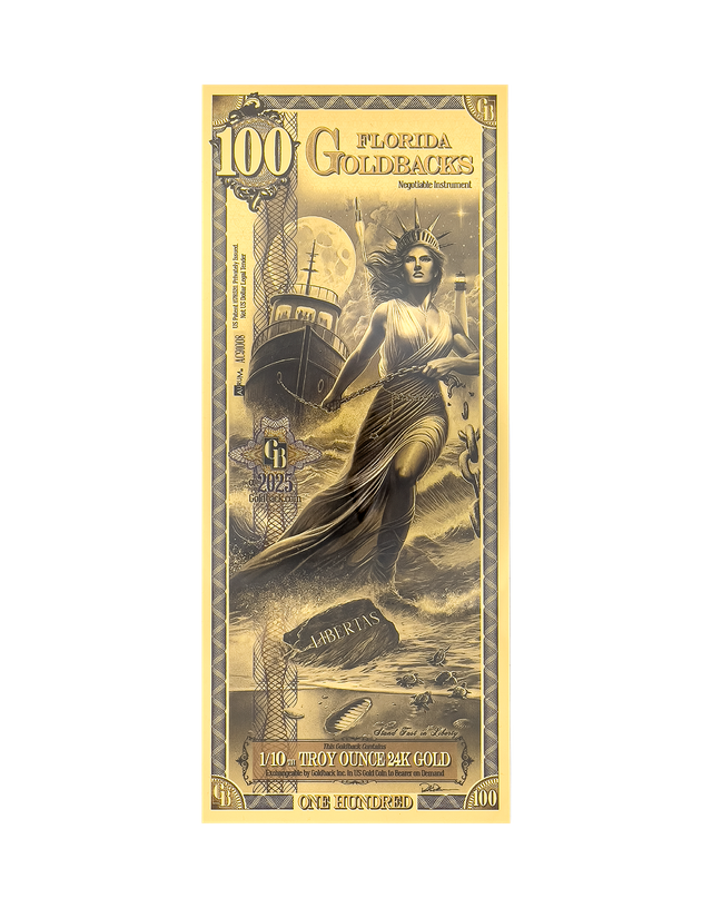 100 Florida Goldback