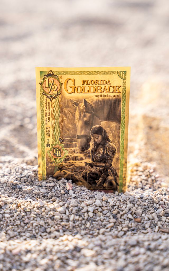 1/2 Florida Goldback