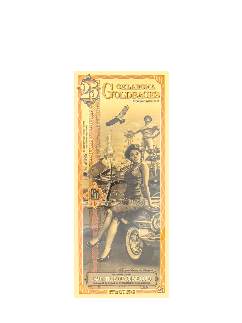 25 Oklahoma Goldback
