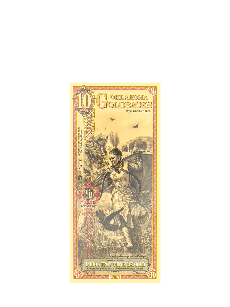 10 Oklahoma Goldback